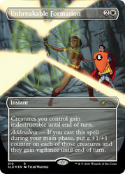 Unbreakable Formation (Secret Lair) (Borderless)\nPromo: General\nSingle\nMagic The Gathering