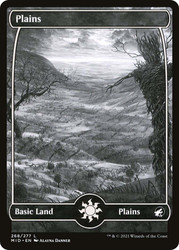 Plains (#268) (Full Art)\nInnistrad: Midnight Hunt\nSingle\nMagic The Gathering