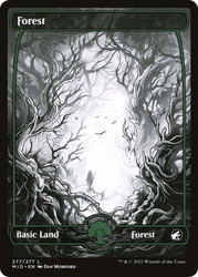 Forest (#277) (Full Art)\nInnistrad: Midnight Hunt\nSingle\nMagic The Gathering