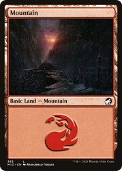 Mountain (#383)\nInnistrad: Midnight Hunt\nSingle\nMagic The Gathering