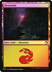 Mountain (#383)\nInnistrad: Midnight Hunt\nSingle\nMagic The Gathering