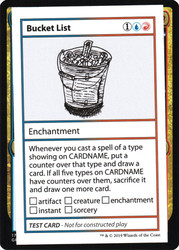 Bucket List\nMystery Booster - Test Cards (No Symbol)\nSingle\nMagic The Gathering