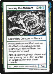 Louvaq, the Aberrant\nMystery Booster - Test Cards (No Symbol)\nSingle\nMagic The Gathering