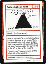 Problematic Volcano\nMystery Booster - Test Cards (No Symbol)\nSingle\nMagic The Gathering