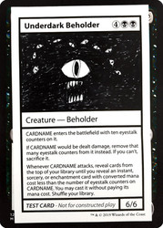 Underdark Beholder\nMystery Booster - Test Cards (No Symbol)\nSingle\nMagic The Gathering
