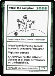 Vazal, the Compleat\nMystery Booster - Test Cards (No Symbol)\nSingle\nMagic The Gathering