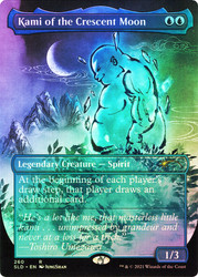 Kami of the Crescent Moon (Secret Lair) (Borderless)\nPromo: General\nSingle\nMagic The Gathering