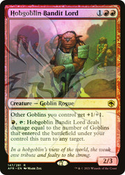 Hobgoblin Bandit Lord (Ampersand)\nPromo: General\nSingle\nMagic The Gathering