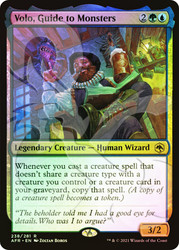 Volo, Guide to Monsters (Ampersand)\nPromo: General\nSingle\nMagic The Gathering