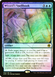 Wizard's Spellbook (Ampersand)\nPromo: General\nSingle\nMagic The Gathering