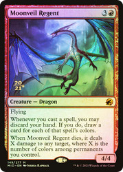 Moonveil Regent (Prerelease) (Innistrad: Midnight Hunt)\nPromo: Date Stamped\nSingle\nMagic The Gathering