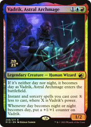 Vadrik, Astral Archmage (Prerelease) (Innistrad: Midnight Hunt)\nPromo: Date Stamped\nSingle\nMagic The Gathering