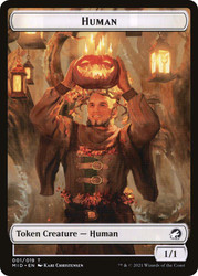 {Human Token}\nInnistrad: Midnight Hunt\nSingle\nMagic The Gathering