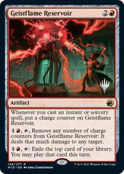 Geistflame Reservoir (Promo Pack) (Innistrad: Midnight Hunt)\nPromo: Planeswalker Stamped\nSingle\nMagic The Gathering