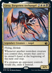 Liesa, Forgotten Archangel (Promo Pack) (Innistrad: Midnight Hunt)\nPromo: Planeswalker Stamped\nSingle\nMagic The Gathering