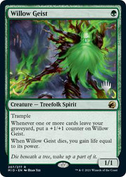 Willow Geist (Promo Pack) (Innistrad: Midnight Hunt)\nPromo: Planeswalker Stamped\nSingle\nMagic The Gathering