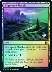 Shipwreck Marsh (Promo Pack) (Innistrad: Midnight Hunt)\nPromo: Planeswalker Stamped\nSingle\nMagic The Gathering