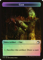 {Clue Token} // {Elemental Token}\nInnistrad: Midnight Hunt\nSingle\nMagic The Gathering