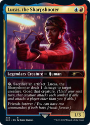 Lucas, the Sharpshooter (Secret Lair) (Full Art)\nPromo: General\nSingle\nMagic The Gathering