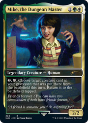 Mike, the Dungeon Master (Secret Lair) (Full Art)\nPromo: General\nSingle\nMagic The Gathering