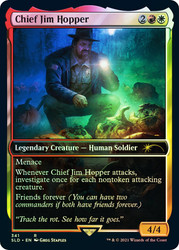 Chief Jim Hopper (Secret Lair) (Full Art)\nPromo: General\nSingle\nMagic The Gathering