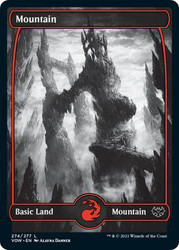 Mountain (#274) (Full Art)\nInnistrad: Crimson Vow\nSingle\nMagic The Gathering