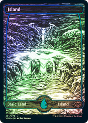 Island (#271) (Full Art)\nInnistrad: Crimson Vow\nSingle\nMagic The Gathering