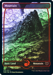 Mountain (#275) (Full Art)\nInnistrad: Crimson Vow\nSingle\nMagic The Gathering