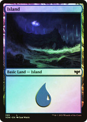Island (#399)\nInnistrad: Crimson Vow\nSingle\nMagic The Gathering
