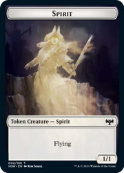 {Spirit Token} (1/1)\nInnistrad: Crimson Vow\nSingle\nMagic The Gathering