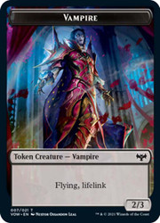 {Vampire Token} (2/3)\nInnistrad: Crimson Vow\nSingle\nMagic The Gathering