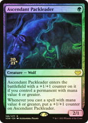 Ascendant Packleader (Prerelease) (Innistrad: Crimson Vow)\nPromo: Date Stamped\nSingle\nMagic The Gathering