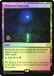 Shattered Sanctum (Prerelease) (Innistrad: Crimson Vow)\nPromo: Date Stamped\nSingle\nMagic The Gathering