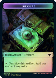 {Treasure Token} // {Zombie Token} (2/2)\nInnistrad: Crimson Vow\nSingle\nMagic The Gathering