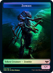 {Zombie Token} (*/*) // {Zombie Token} (2/2)\nInnistrad: Crimson Vow\nSingle\nMagic The Gathering