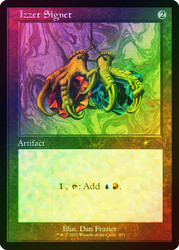 Izzet Signet (Secret Lair) (Retro Frame) (Foil Etched)\nPromo: General - Alternate Foil\nSingle\nMagic The Gathering