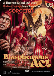 Blasphemous Act (Secret Lair) (Hand Drawn)\nPromo: General\nSingle\nMagic The Gathering
