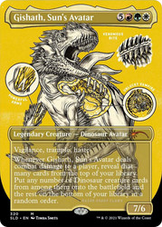 Gishath, Sun's Avatar (Secret Lair) (Borderless)\nPromo: General\nSingle\nMagic The Gathering