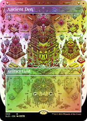 Ancient Den (Secret Lair) (Borderless)\nPromo: General\nSingle\nMagic The Gathering