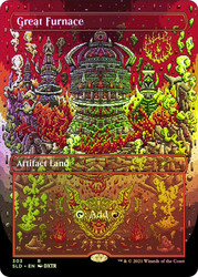 Great Furnace (Secret Lair) (Borderless)\nPromo: General\nSingle\nMagic The Gathering