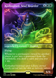 Kothophed, Soul Hoarder (Secret Lair) (Foil Etched)\nPromo: General - Alternate Foil\nSingle\nMagic The Gathering