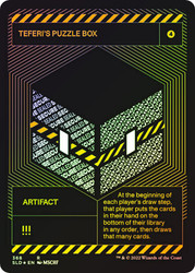 Teferi's Puzzle Box (Secret Lair) (Hand Drawn)\nPromo: General\nSingle\nMagic The Gathering