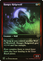 Hungry Ridgewolf\nInnistrad: Double Feature\nSingle\nMagic The Gathering