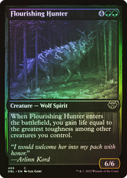 Flourishing Hunter\nInnistrad: Double Feature\nSingle\nMagic The Gathering