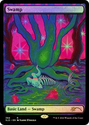 Swamp (Secret Lair) (#384) (Full Art)\nPromo: General\nSingle\nMagic The Gathering