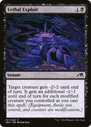 Lethal Exploit\nKamigawa: Neon Dynasty\nSingle\nMagic The Gathering