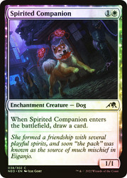 Spirited Companion\nKamigawa: Neon Dynasty\nSingle\nMagic The Gathering
