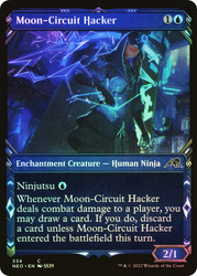 Moon-Circuit Hacker (Showcase)\nKamigawa: Neon Dynasty - Variants\nSingle\nMagic The Gathering