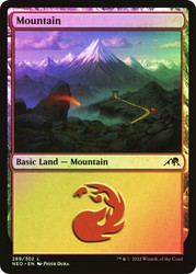 Mountain (#289)\nKamigawa: Neon Dynasty\nSingle\nMagic The Gathering