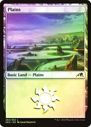 Plains (#284)\nKamigawa: Neon Dynasty\nSingle\nMagic The Gathering